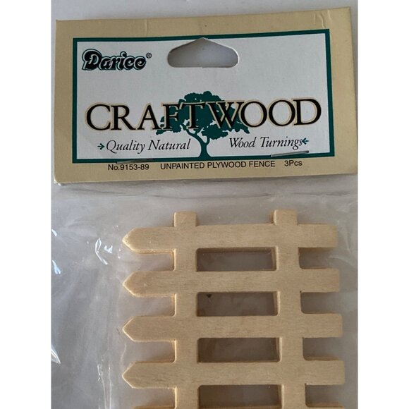 VTG Doll House Miniature Picket Fence Outside Village Decor Accessory Shadow Box - Picture 8 of 13